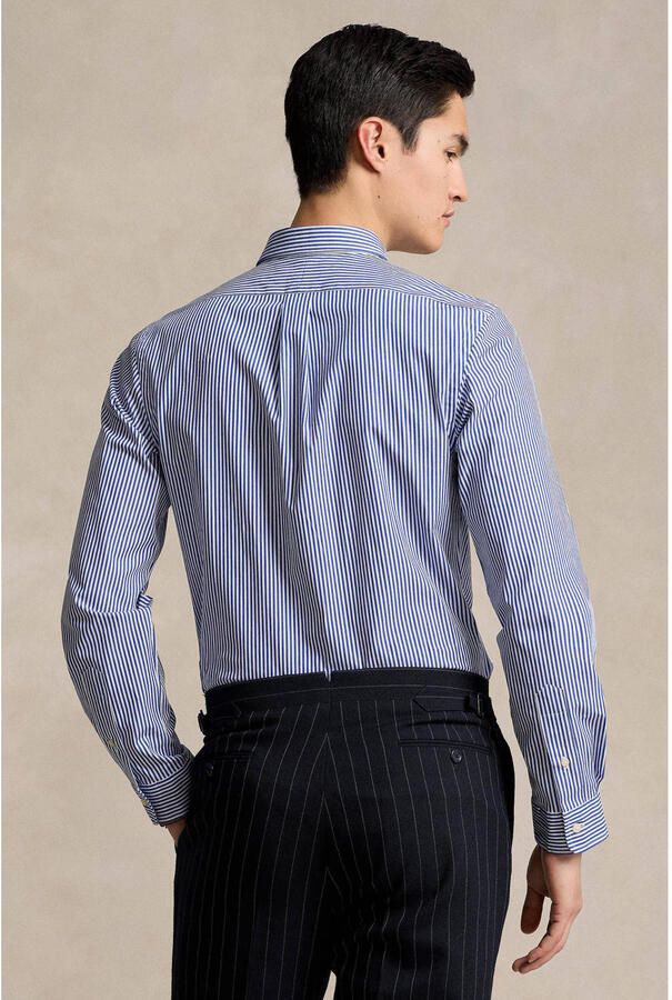 Polo Ralph Lauren Gestreept katoenen overhemd met button-down kraag Blue Heren - Foto 3