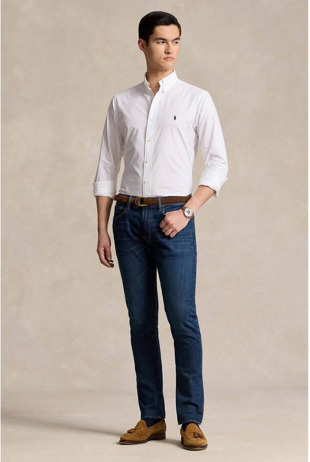 Ralph Lauren Witte Seersucker Overhemd Button-Down Kraag White Heren - Foto 2