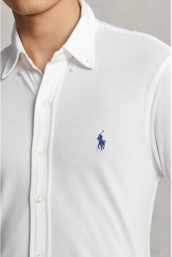 Polo Ralph Lauren Overhemd Lange Mouw CHEMISE AJUSTEE COL BOUTONNE EN POLO FEATHERWEIGHT - Foto 3