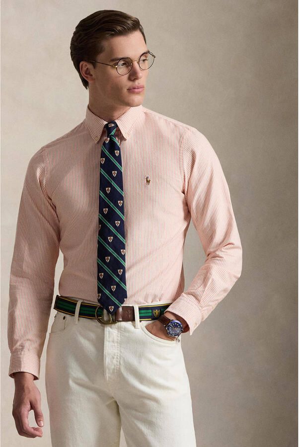 Polo Ralph Lauren Overhemd Lange Mouw CHEMISE COUPE DROITE EN OXFORD