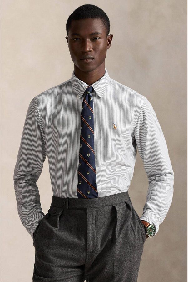 Polo Ralph Lauren regular gestreepte casual overhemd wit