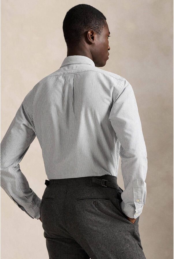 Polo Ralph Lauren regular gestreepte casual overhemd wit - Foto 2