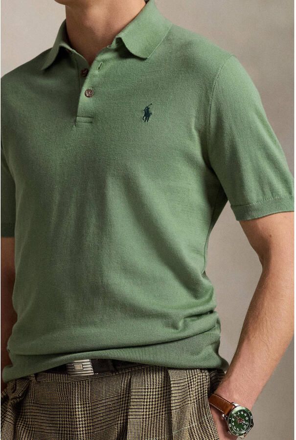 Polo Ralph Lauren Regular fit poloshirt met labelstitching