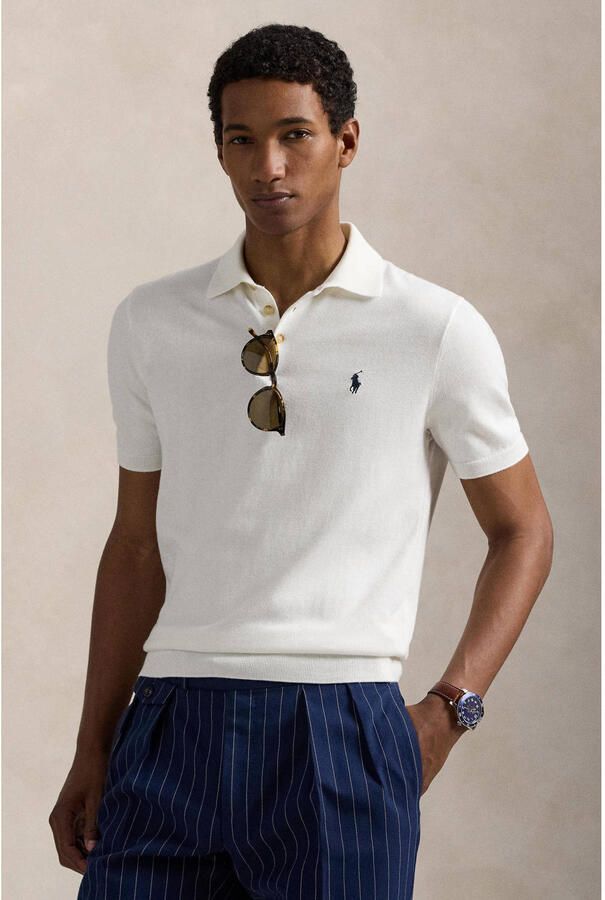 Polo Ralph Lauren Regular fit poloshirt met labelstitching - Foto 3