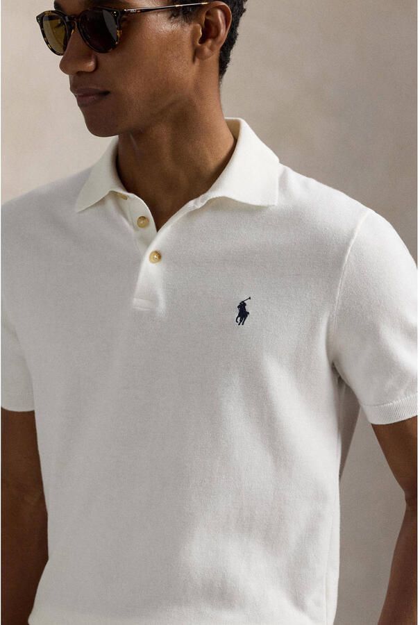 Polo Ralph Lauren Regular fit poloshirt met labelstitching - Foto 2