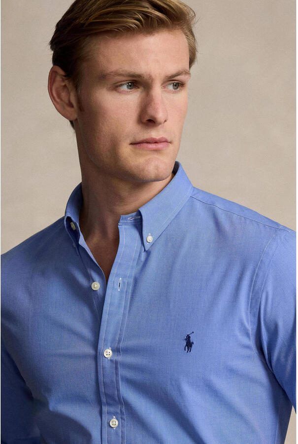 Polo Ralph Lauren Blauw sportoverhemd met lange mouwen Blue Heren - Foto 2