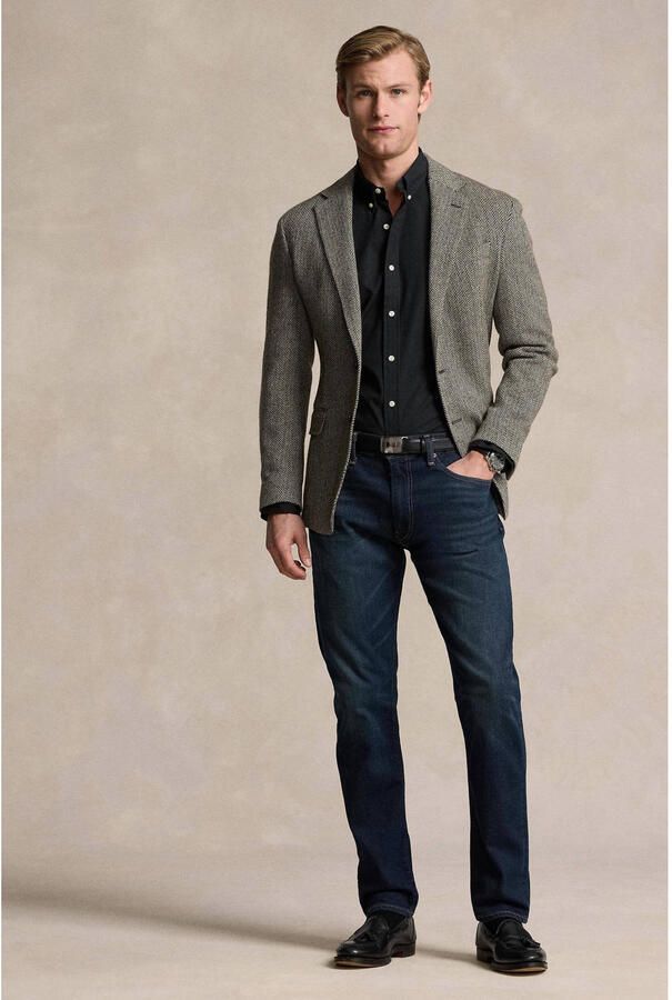 Polo Ralph Lauren Zwarte Button-Down Shirt met Handtekening Pony Black Heren