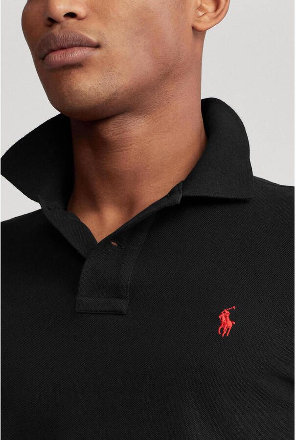 Polo Ralph Lauren Slim fit poloshirt in design met lange mouwen - Foto 3