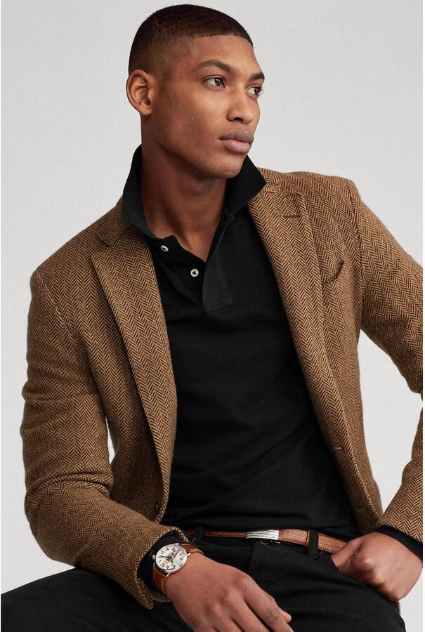 Polo Ralph Lauren Slim fit poloshirt in design met lange mouwen - Foto 2