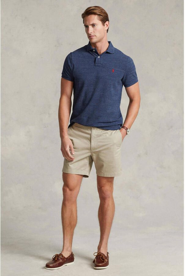 Polo Ralph Lauren Blauwe Polo T-shirts en Polos met Rode Pony Borduursel Blue Heren - Foto 2