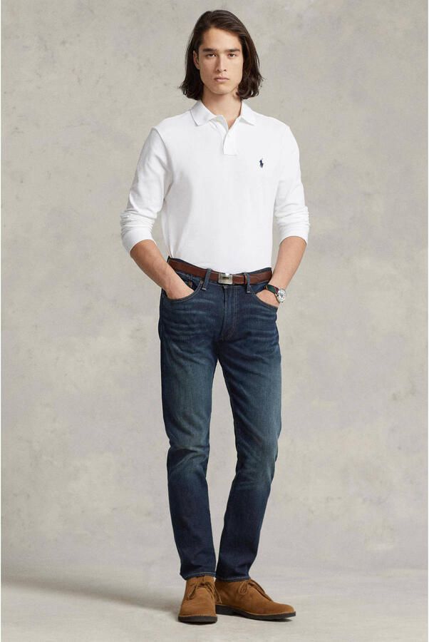 Polo Ralph Lauren Slim fit poloshirt in design met lange mouwen - Foto 3