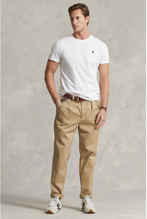 Polo Ralph Lauren T-shirt Korte Mouw T-SHIRT AJUSTE COL ROND EN COTON LOGO PONY PLAYER