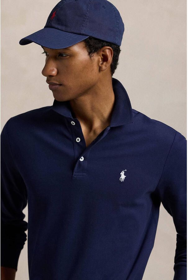Polo Ralph Lauren Polo Shirt Lange Mouw POLO COUPE AJUSTEE SLIM FIT EN COTON STRECH MESH - Foto 2