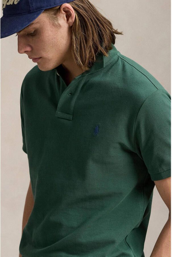 Polo Ralph Lauren Custom slim fit poloshirt met labelstitching - Foto 2