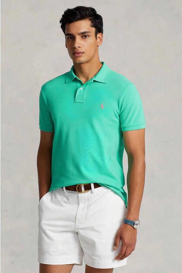 Polo Ralph Lauren Polo Shirt Korte Mouw POLO AJUSTE SLIM FIT EN COTON BASIC MESH - Foto 2