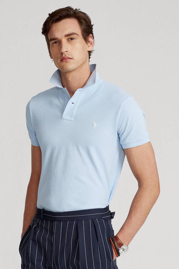 Polo Ralph Lauren Polo Shirt Korte Mouw POLO AJUSTE SLIM FIT EN COTON BASIC MESH - Foto 3