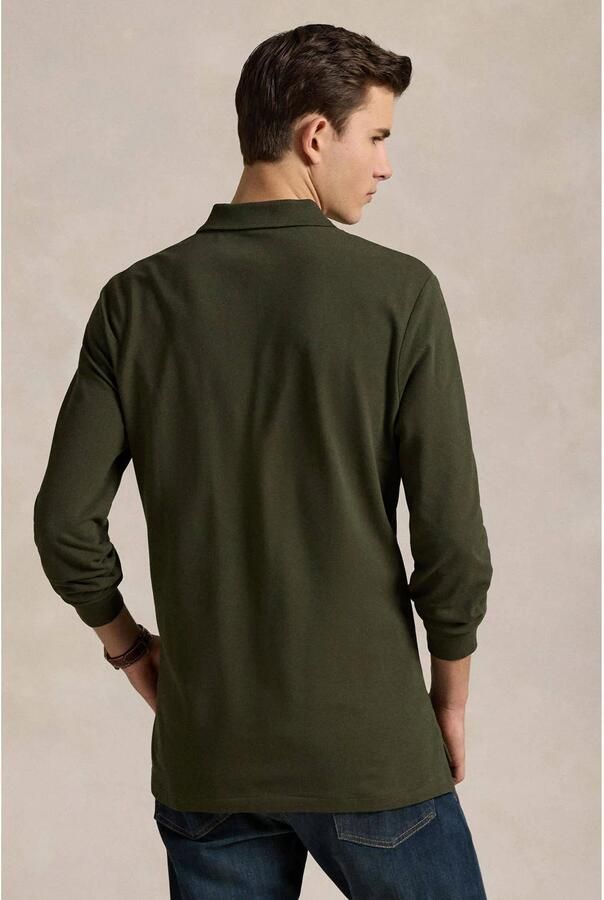 Polo Ralph Lauren Polo Shirt Lange Mouw POLO COUPE AJUSTEE SLIM FIT EN COTON STRECH MESH