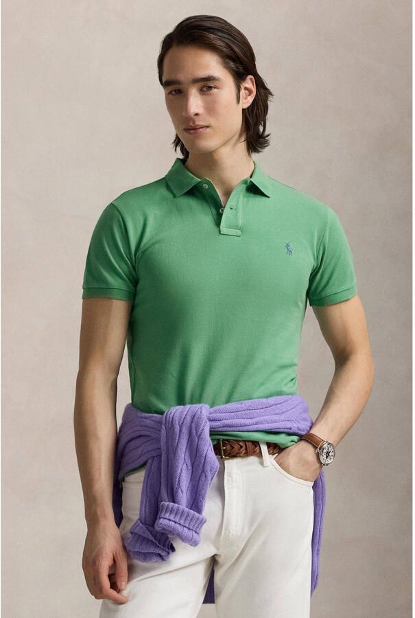 Polo Ralph Lauren Groen Poloshirt Stijlvolle Borduursels Green Heren - Foto 3