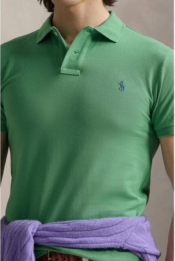 Polo Ralph Lauren Groen Poloshirt Stijlvolle Borduursels Green Heren