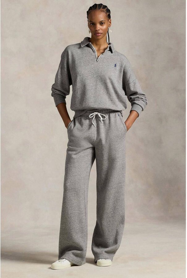 POLO Ralph Lauren straight high waist broek grijs - Foto 2