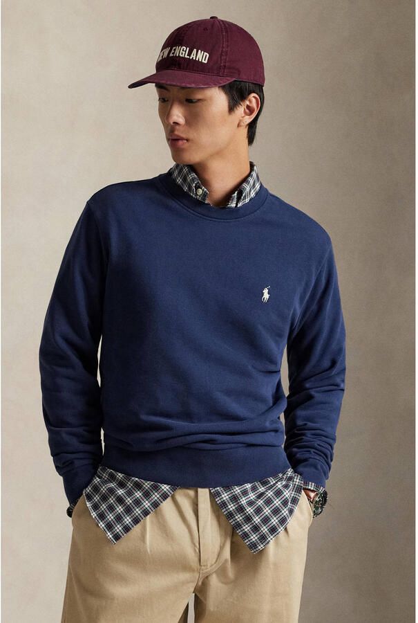 Polo Ralph Lauren Sweatshirt in effen design met labelstitching - Foto 2
