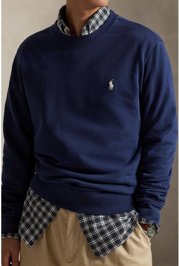 Polo Ralph Lauren Sweatshirt in effen design met labelstitching