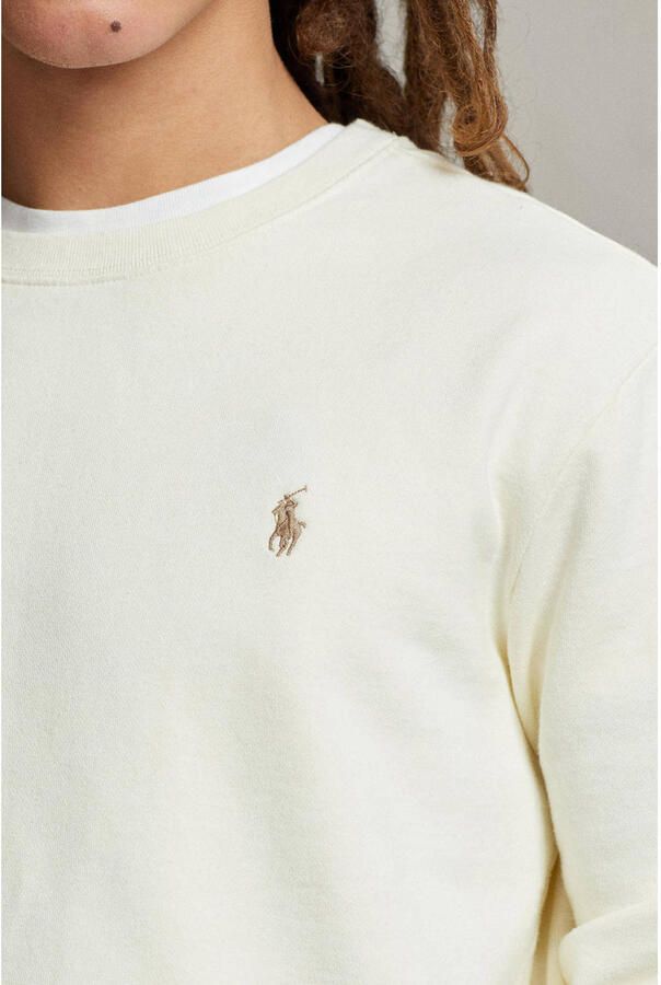 Polo Ralph Lauren Beige Sweatshirt met Geborduurd Logo Beige Heren