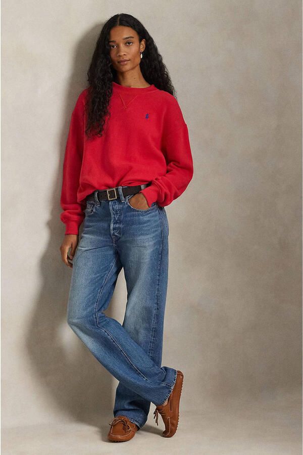 Polo Ralph Lauren Sweatshirt met ronde hals en labelstitching - Foto 2