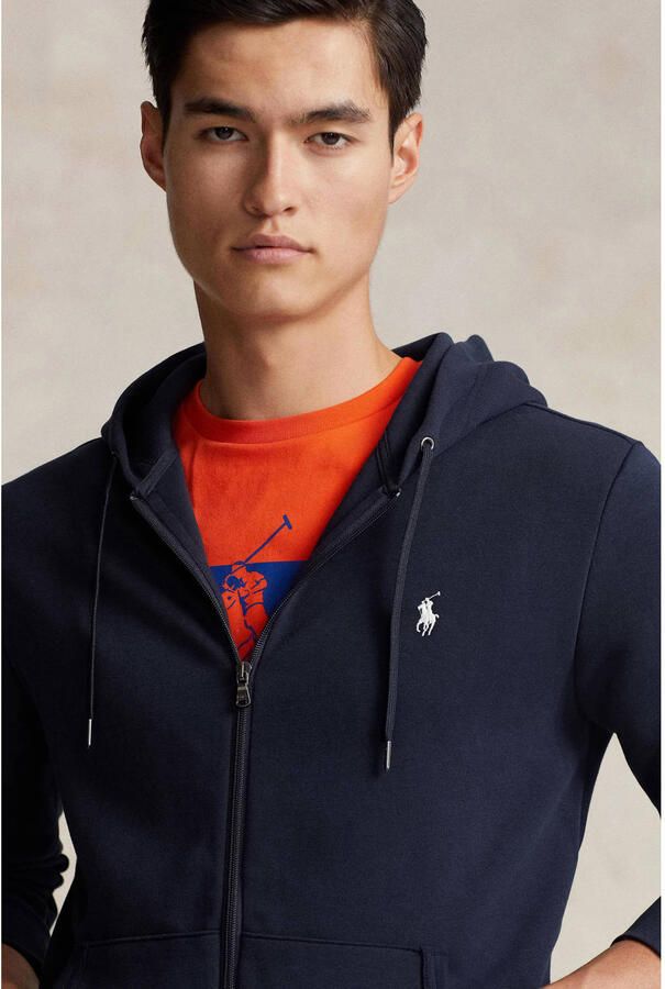 Polo Ralph Lauren Sweater SWEATSHIRT A CAPUCHE ZIPPE EN JOGGING DOUBLE KNIT TECH LOGO PONY - Foto 3