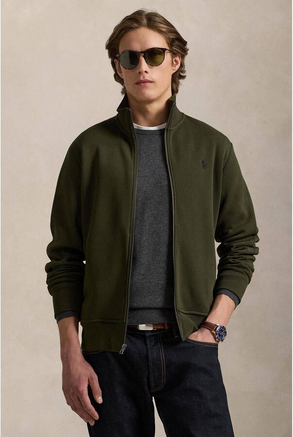 Polo Ralph Lauren Long Sleeve Fullzip Sweatshirt Men Trainingspakken groen Maat XXL Kleding - Foto 3