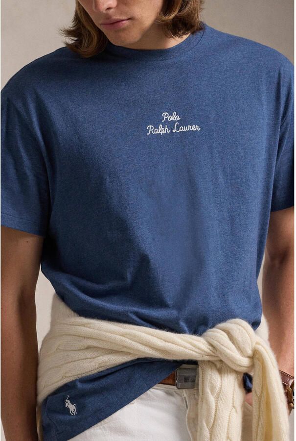 Polo Ralph Lauren Regular fit T-shirt met labelstitching - Foto 3