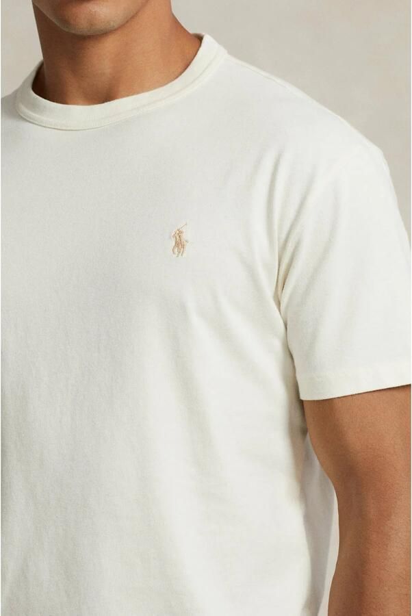 Ralph Lauren Klassieke Fit Polo T-shirt met Geborduurd Logo White Heren