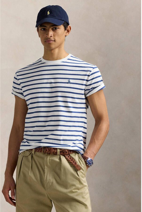 Polo Ralph Lauren Custom slim fit T-shirt met labelstitching - Foto 2