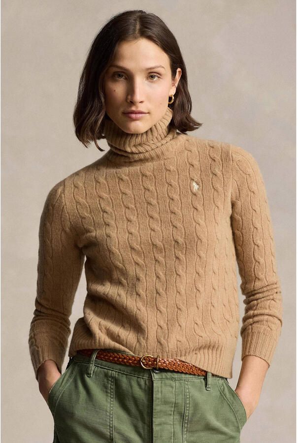 Polo Ralph Lauren Regular fit gebreide pullover van een mix van katoen en kasjmier