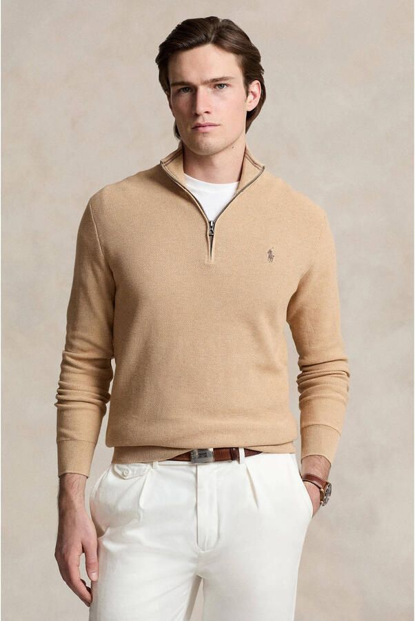 Polo Ralph Lauren Casual Bruin Katoen Lange Mouw Sweater Brown Heren - Foto 2