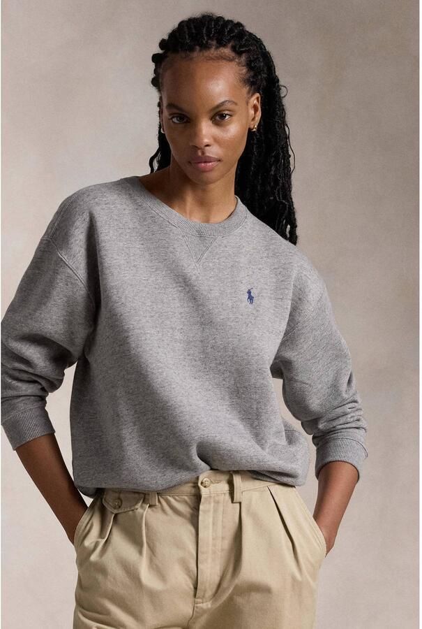 Polo Ralph Lauren Grijze Sweatshirt Aw24 Dameskleding Gray Dames