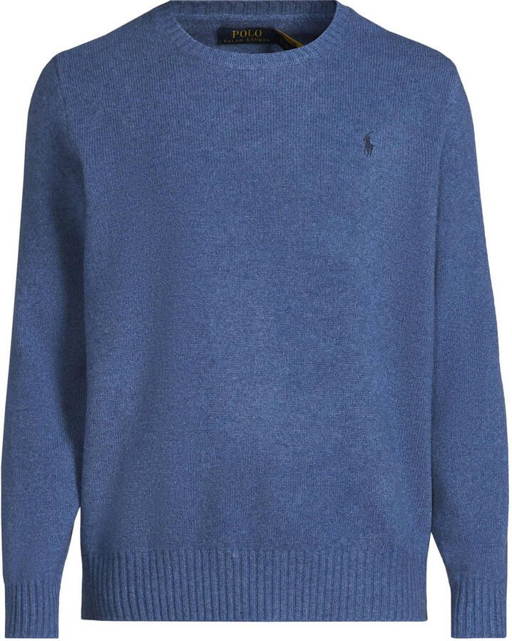 Polo Ralph Lauren trui met wol fijn gebreid blauw