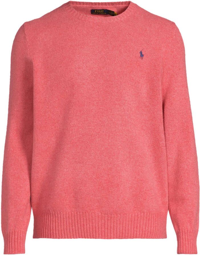 Polo Ralph Lauren trui met wol fijn gebreid roze