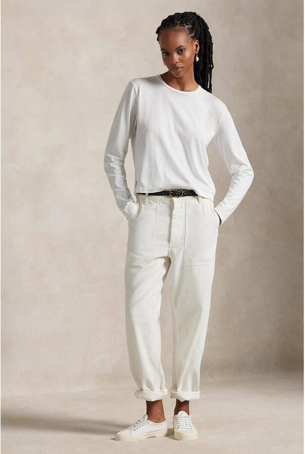 POLO Ralph Lauren wide leg jeans ecru