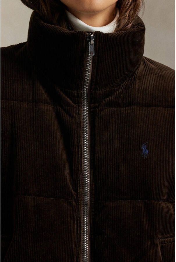 Polo Ralph Lauren Gewatteerd jack van corduroy met opstaande kraag en labelstitching - Foto 3