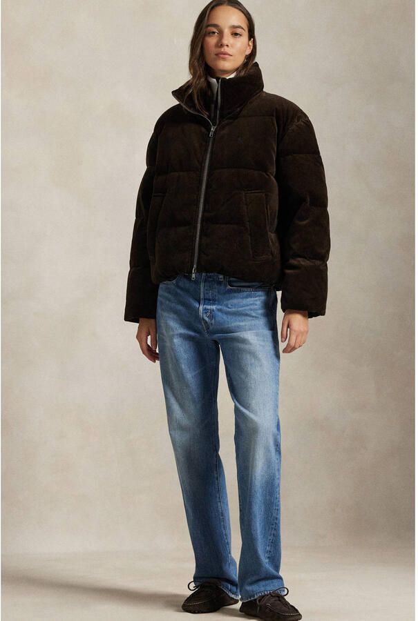 Polo Ralph Lauren Gewatteerd jack van corduroy met opstaande kraag en labelstitching - Foto 2