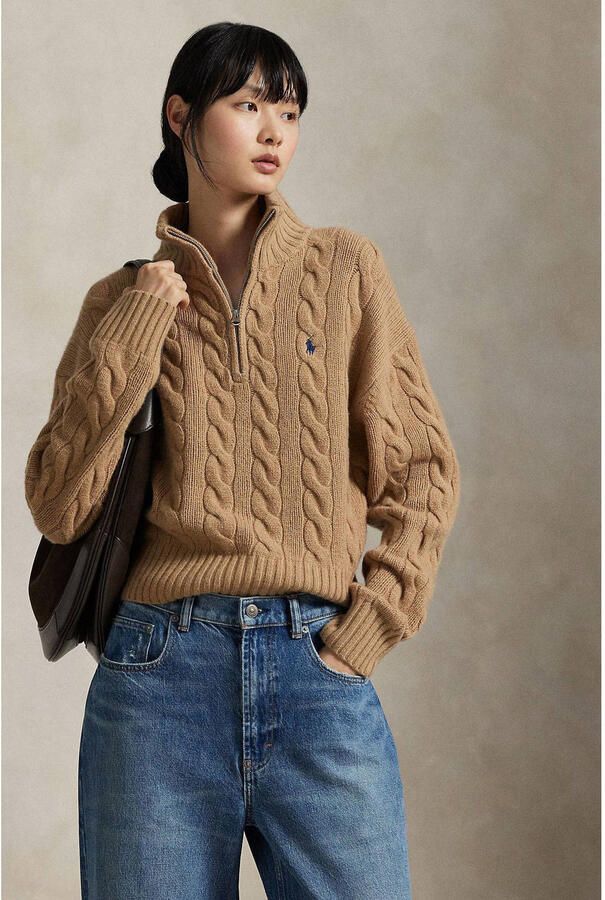 Polo Ralph Lauren Schipperstrui van wolmix met kasjmier - Foto 2