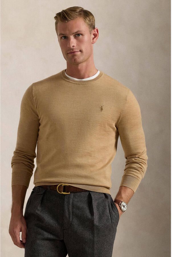 Polo Ralph Lauren Slim fit gebreide pullover van zuivere wol - Foto 2