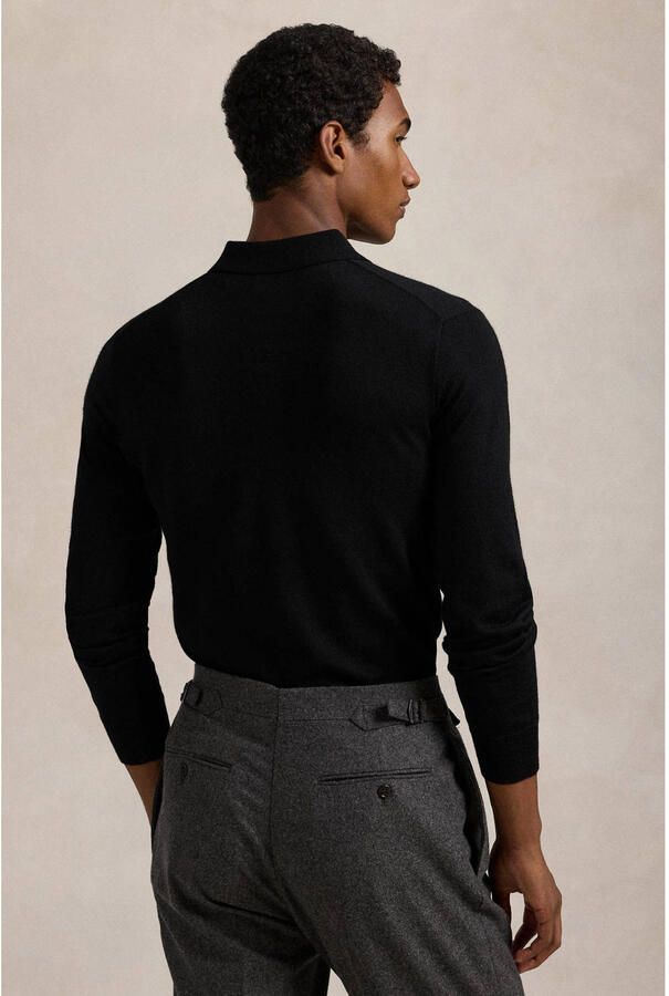 Polo Ralph Lauren Lange Mouw Gebreide Trui Pullover Black Heren - Foto 2