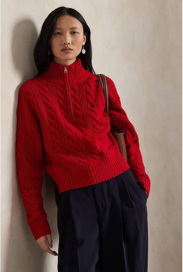 Polo Ralph Lauren Schipperstrui van wolmix met kasjmier - Foto 2