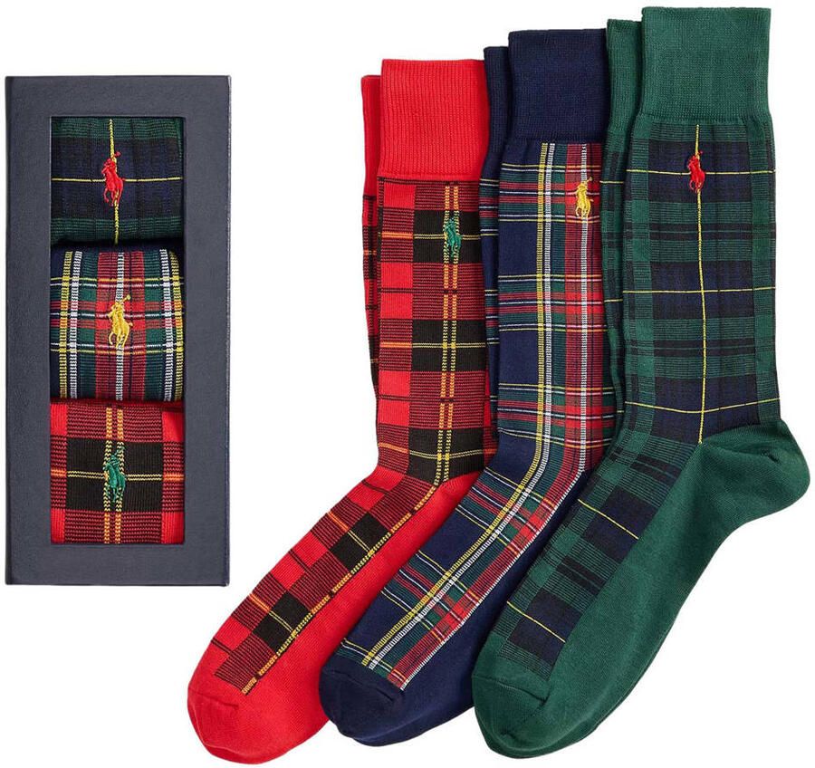 Polo Ralph Lauren Underwear Sokken met logostitching in een set van 3 paar - Foto 2