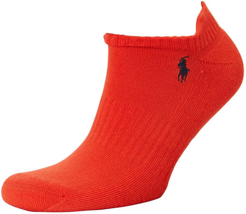 Polo Ralph Lauren Underwear Sneakersokken met logostitching in een set van 6 paar model 'SOLIDS'