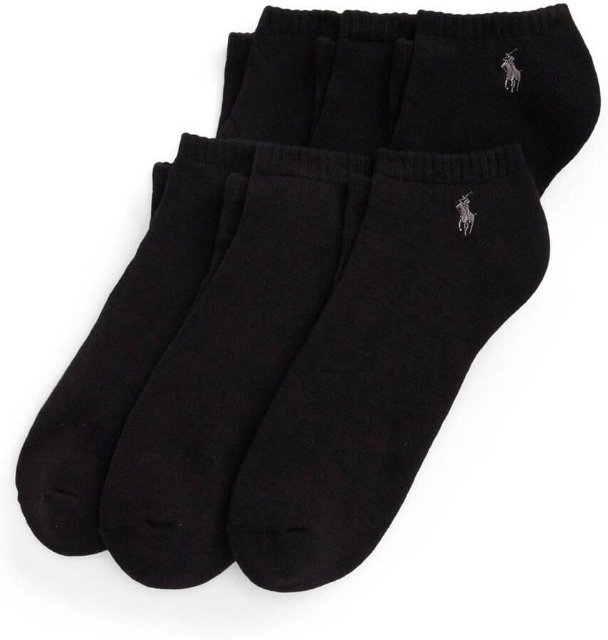 Polo Ralph Lauren Underwear Sneakersokken met labelstitching in een set van 6 paar