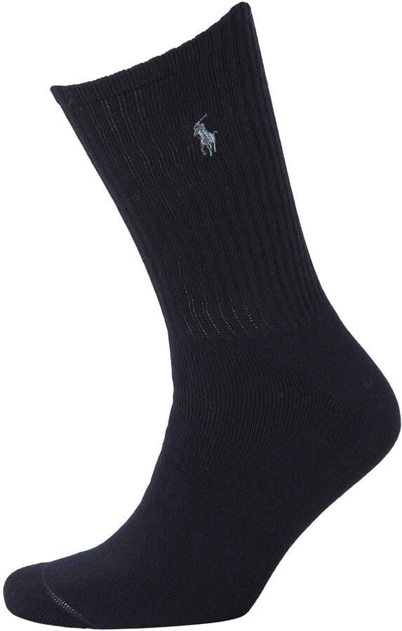 Ralph Lauren Assorti Crew Sock 3-Pack Navy Charcoal Black Multicolor Heren - Foto 2