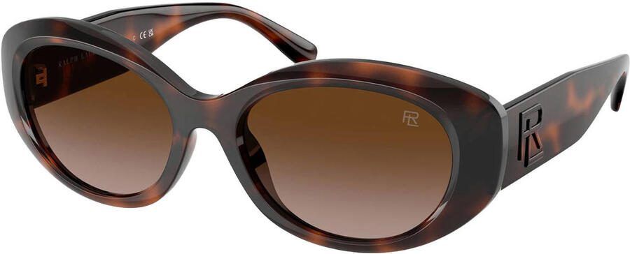 Ralph Lauren zonnebril met tortoise print 0RL8232U bruin